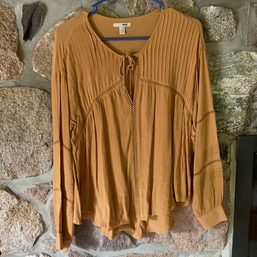 Amuse Society button blouse